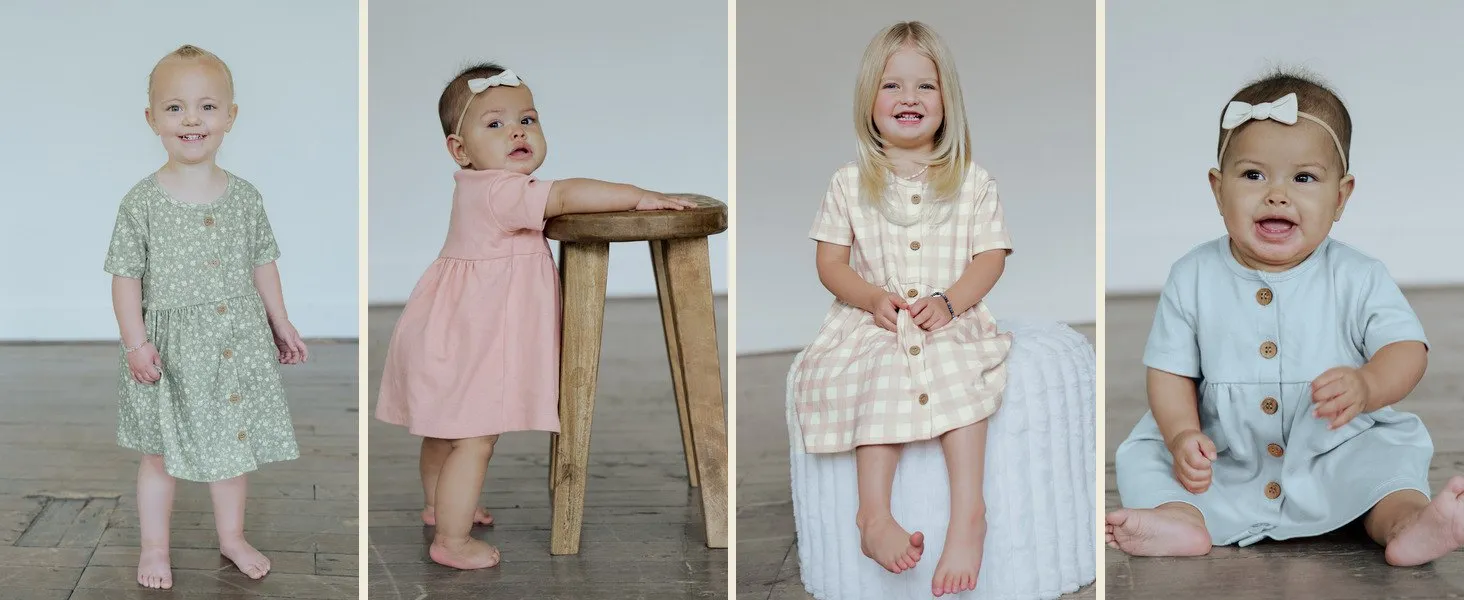 Four children in the Penelope Dress