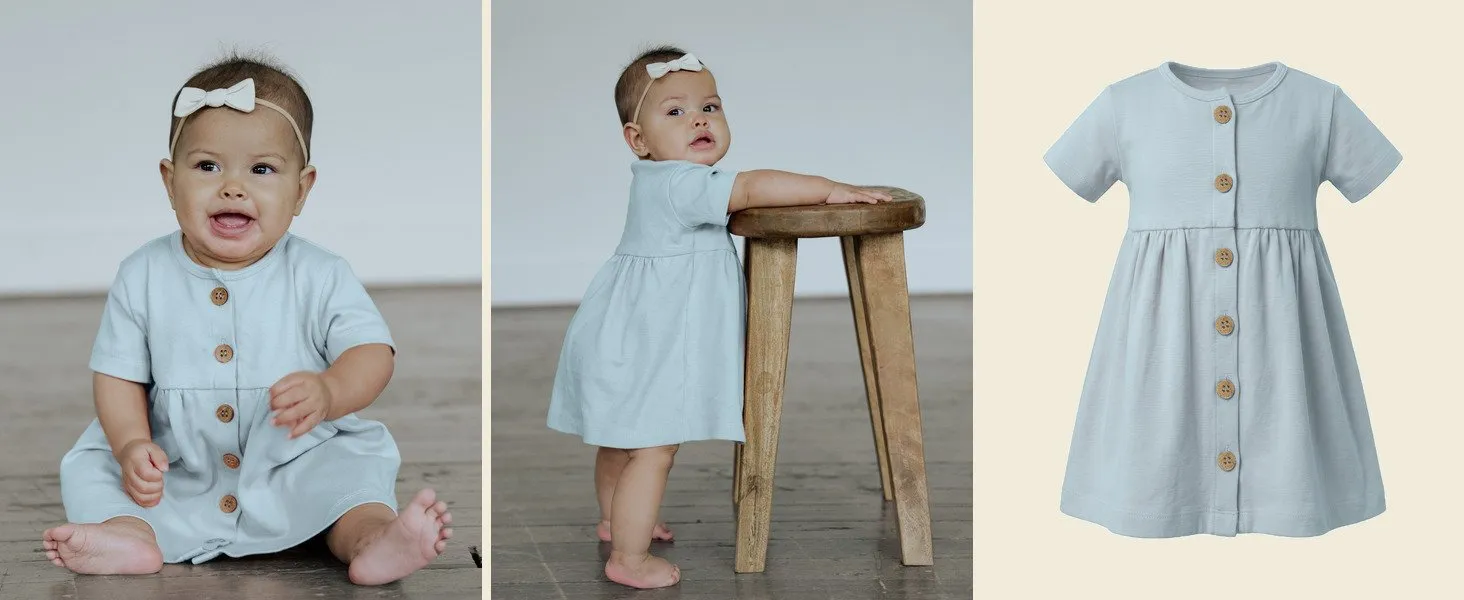 Penelope Dress in Cloud Blue